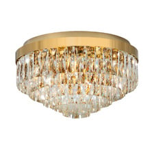 Valparaiso Crystal Flush Mount Ceiling Light