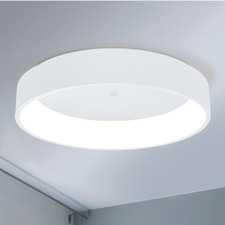 Marghera Round Steel LED Oyster Light