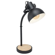 Lubenham Rubberwood Adjustable Table Lamp