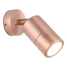 Fremantle Copper Outdoor Wall Spotlight