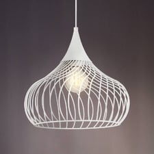 Staverton Teardrop Steel Pendant Light