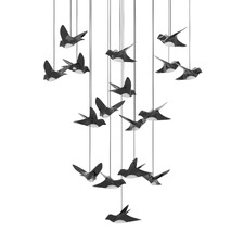 Paratebueno Steel LED 17 Light Pendant