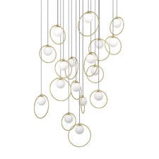Round Portocolom 17 Light LED Pendant