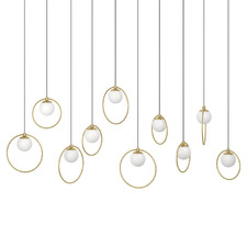 Oblong Portocolom 10 Light LED Pendant