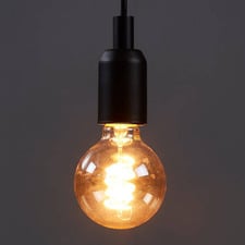 Celecto E27 Golf Ball 4W Amber 12cm Dimmable LED Bulb