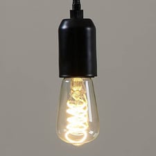 Glintz E27 Drop ST48 7.3W LED Spiral Filament Bulb