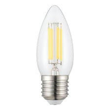 Flik E27 Clear Candle 4W Dimmable LED Filament Bulb