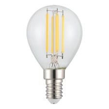 Plasma E14 Round 4W Dimmable LED filament Bulb