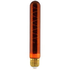 Elvo E27 Tubular Warm White 4W Amber LED Filament Bulb