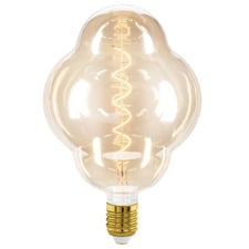 Laurelle E27 Fancy Round 4W 15cm LED Vintage Filament Bulb