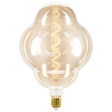 Laurelle E27 Fancy Round 4W 20cm Vintage LED Filament Bulb