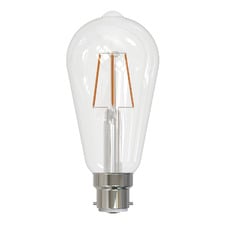 Ion B22 Tubular 7.5W Dimmable LED Filament Bulb