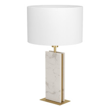 Belesar Steel & Marble Table Lamp
