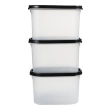 Modular 1.1L Oval Food Storage Containers (Set of 3)