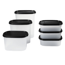6 Piece Modular Food Storage Container Set