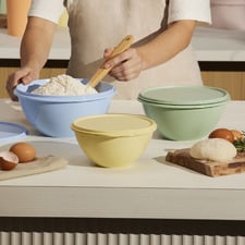3 Piece Heritage Round Food Storage Bowl Set