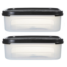 Modular Square Food Storage Containers (Set of 2)