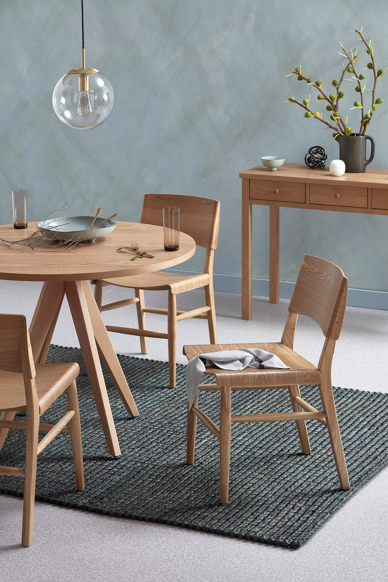 Image showcasing Scandi Dining Room room ideas. Nordic Nosh Nook. By Temple & Webster