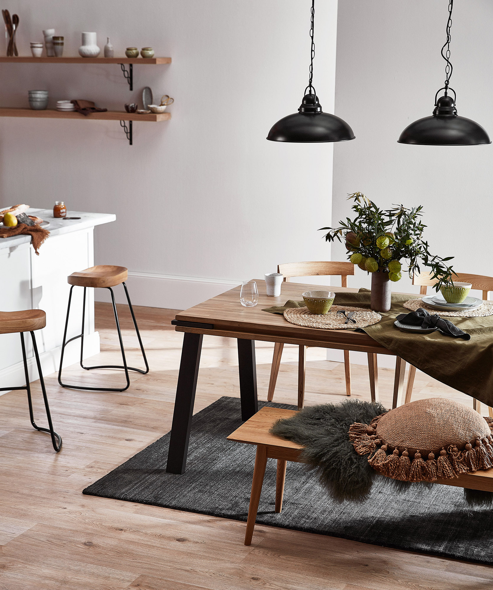 Simplistic Industrial Dining photo by Temple &amp; Webster