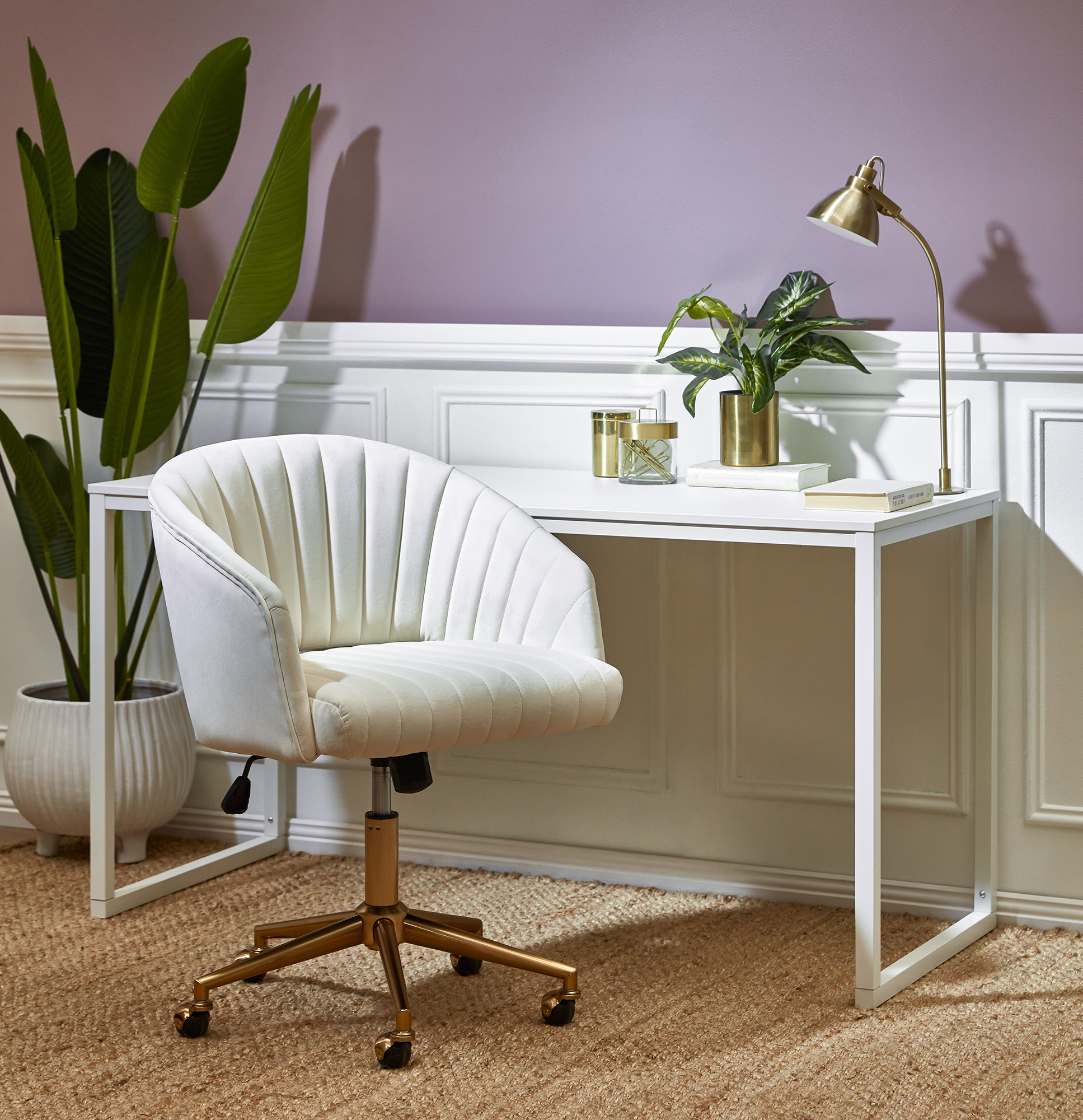 Textural Glam Office photo by Temple &amp; Webster