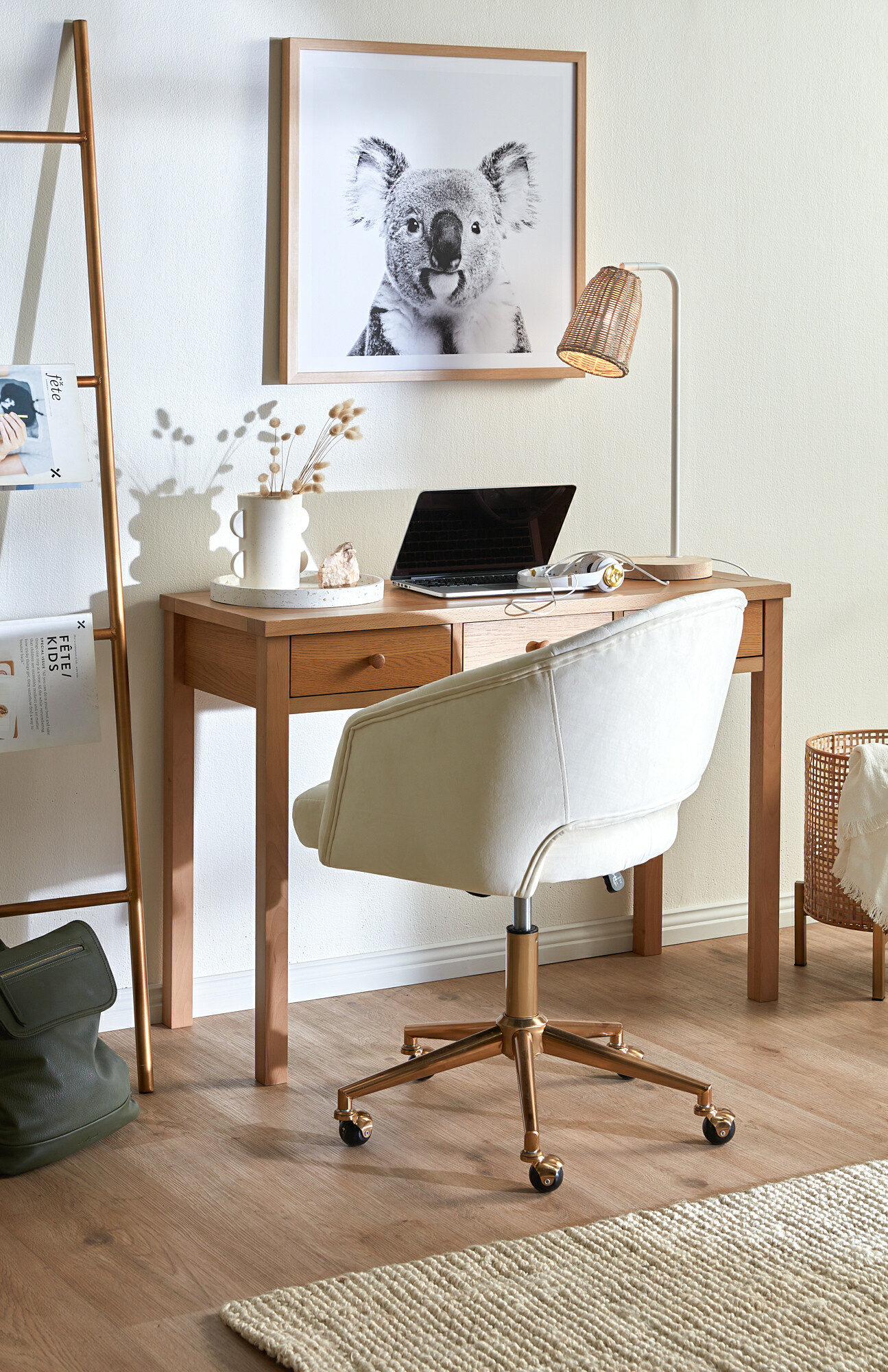 Textural Hallway Office photo by Temple &amp; Webster