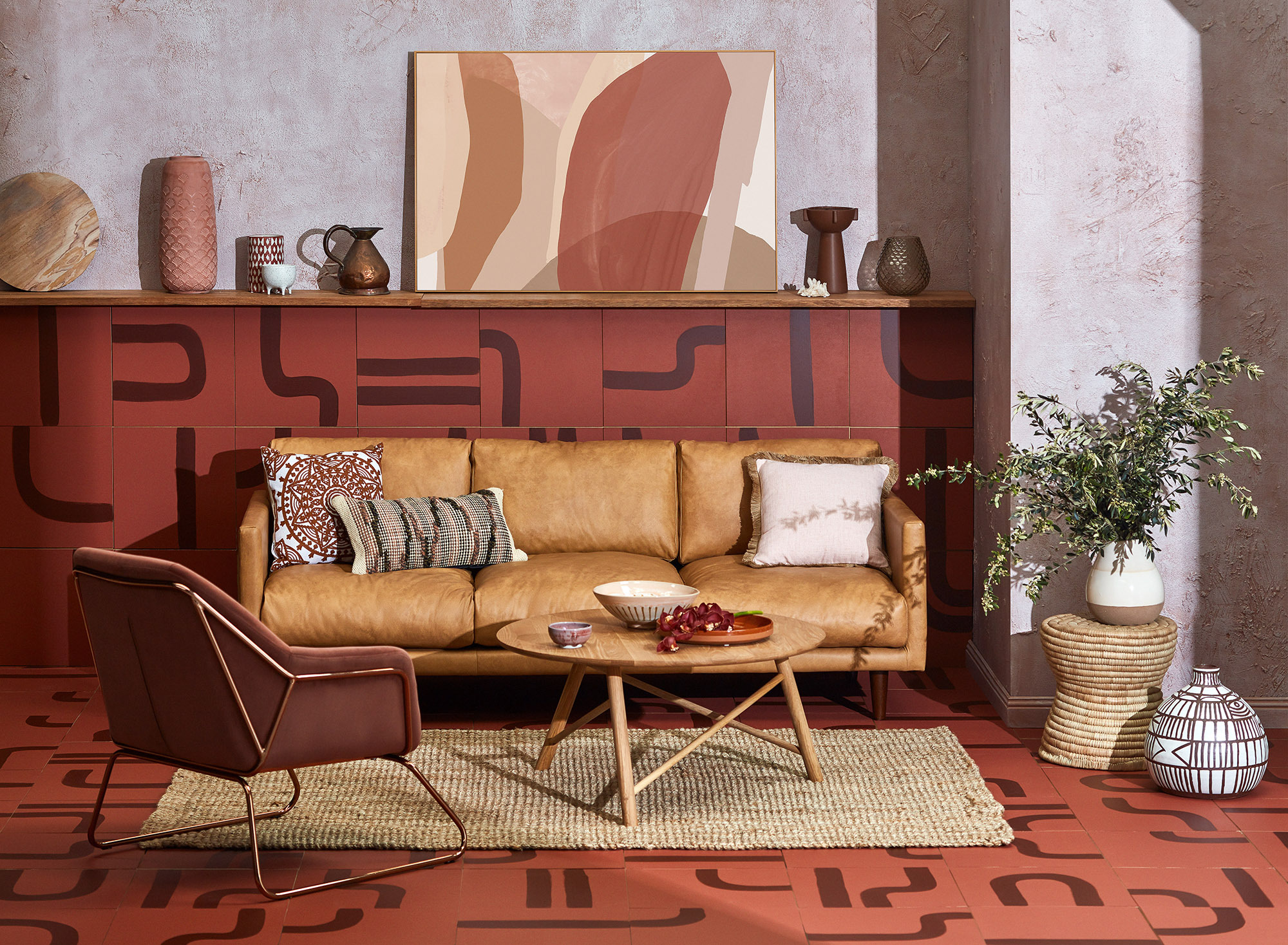 Terra Rosa Living Room photo by Temple &amp; Webster
