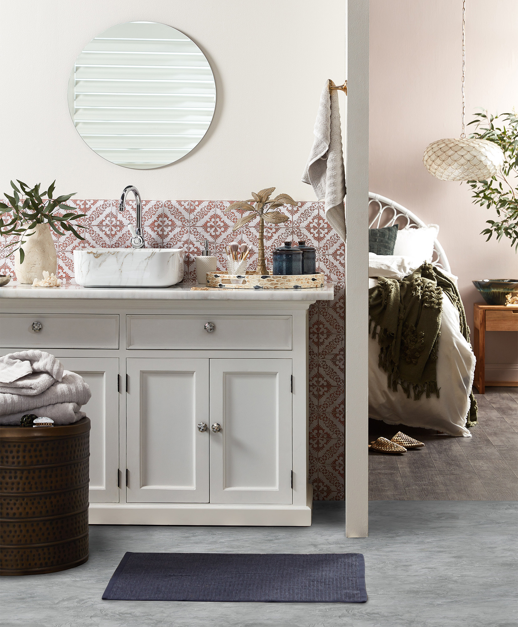 Tranquil Classic Bathroom photo by Temple &amp; Webster