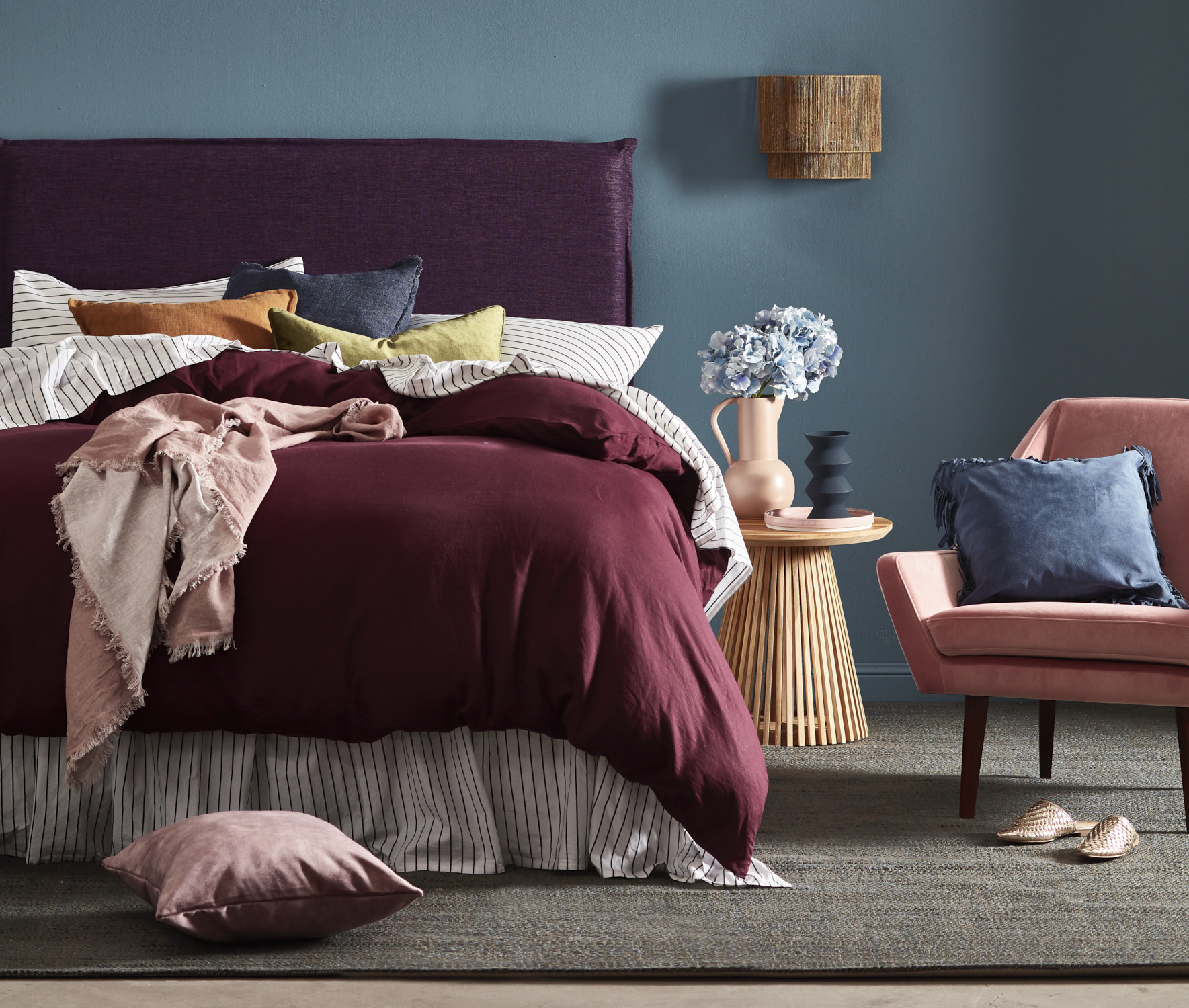 Impactful &amp; full of colour Bedroom photo by Temple &amp; Webster