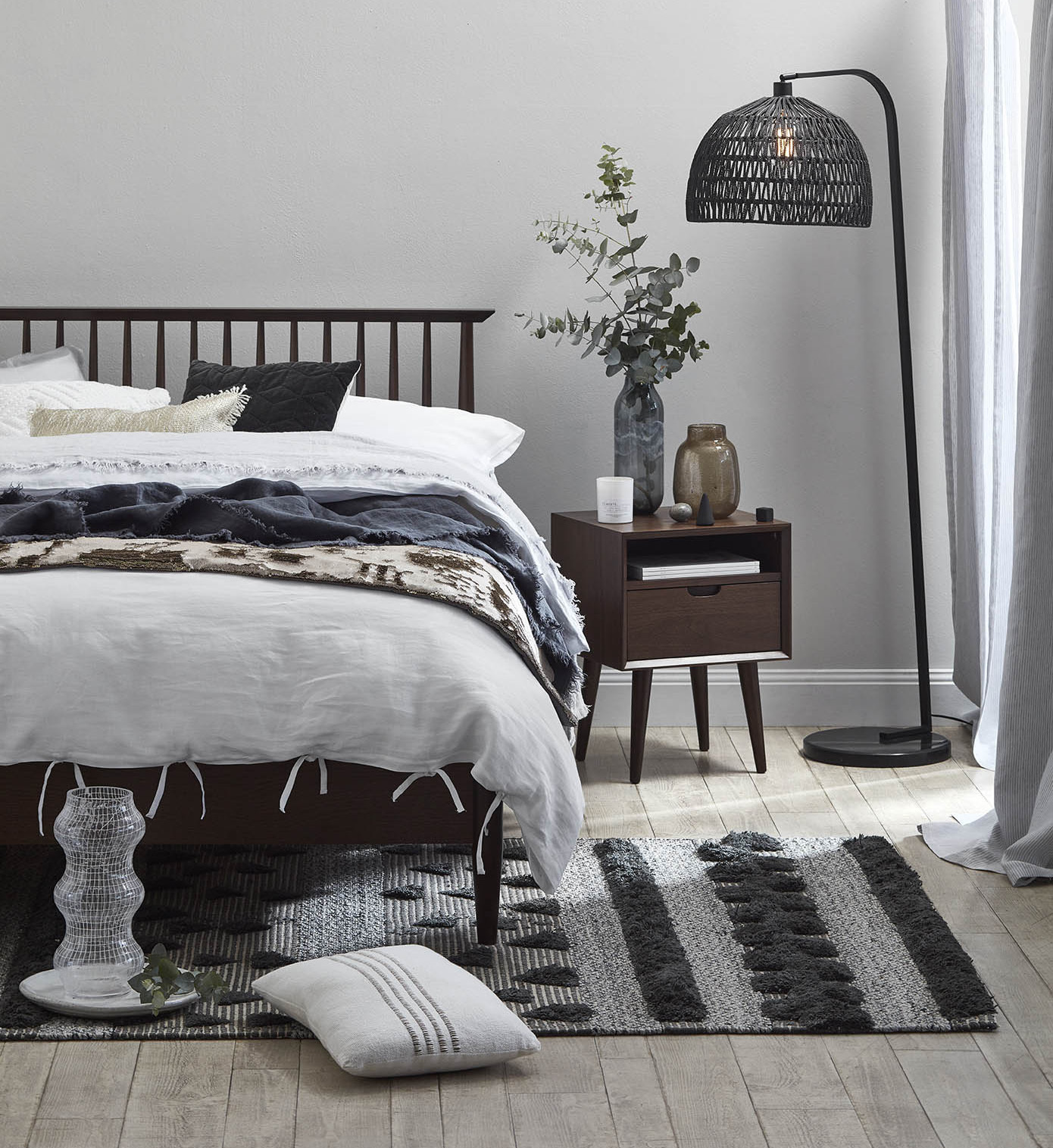 Whites &amp; Greys Bedroom photo by Temple &amp; Webster