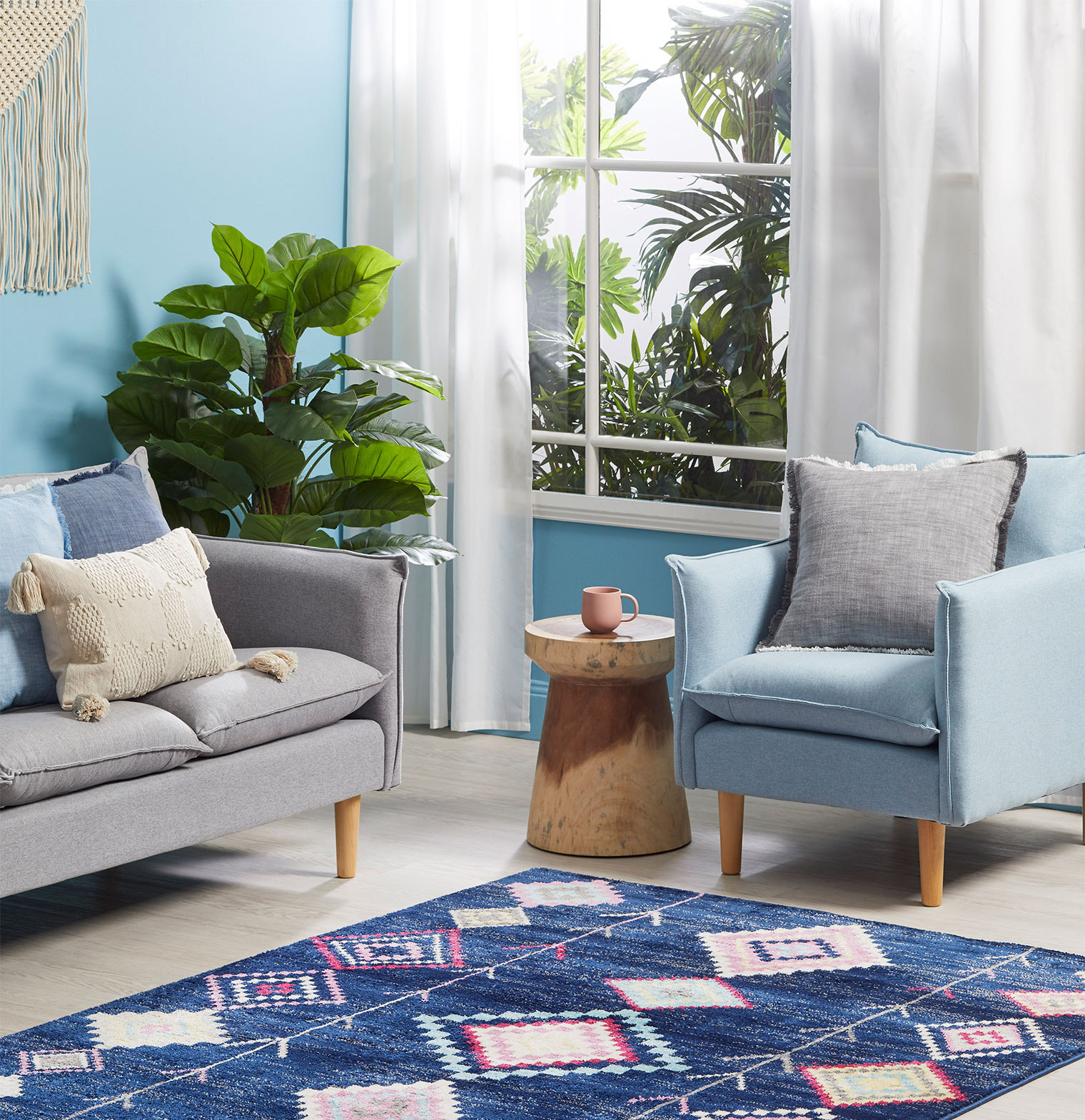Bright Retro Rug photo by Temple &amp; Webster