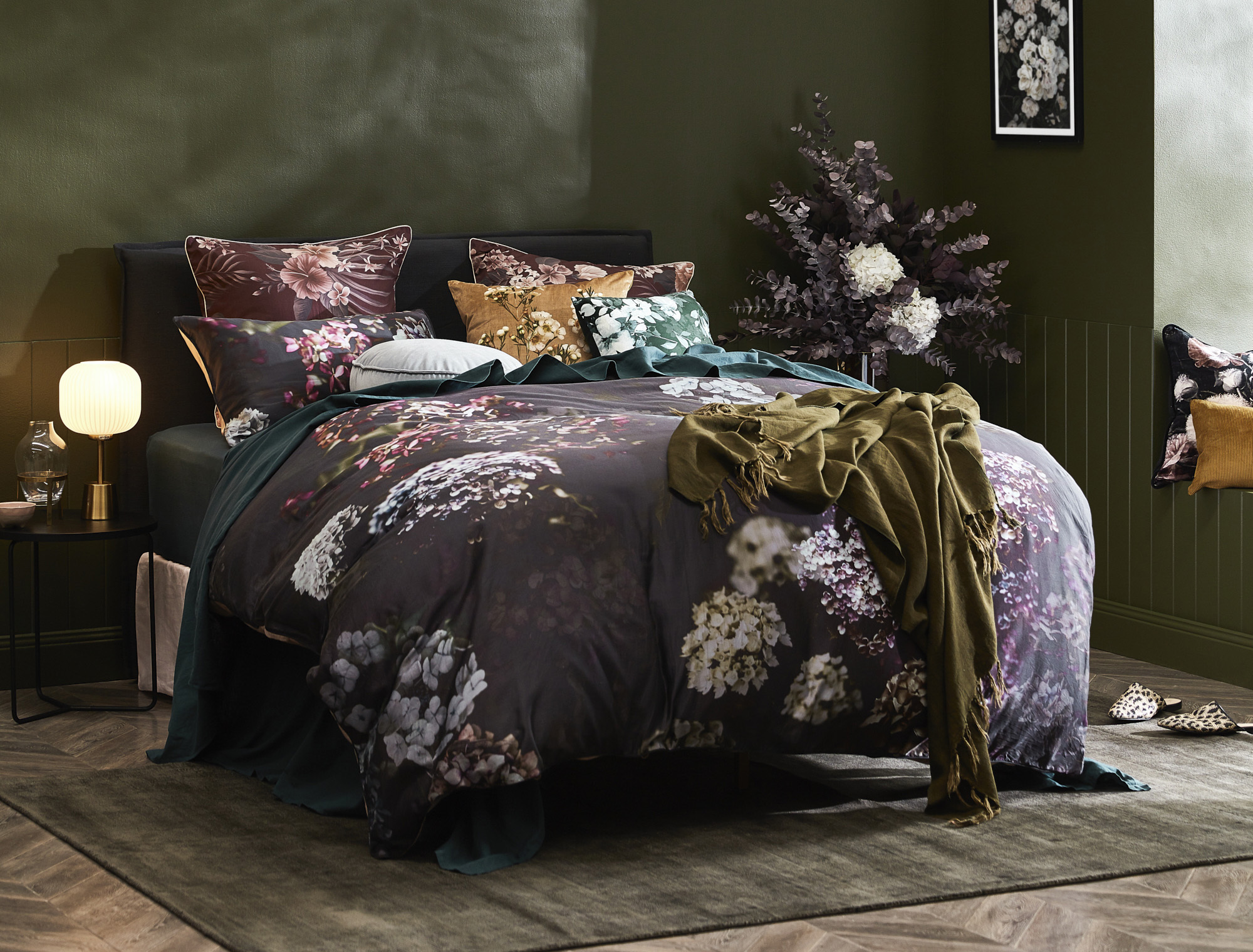 Rich &amp; Layered Bedroom photo by Temple &amp; Webster