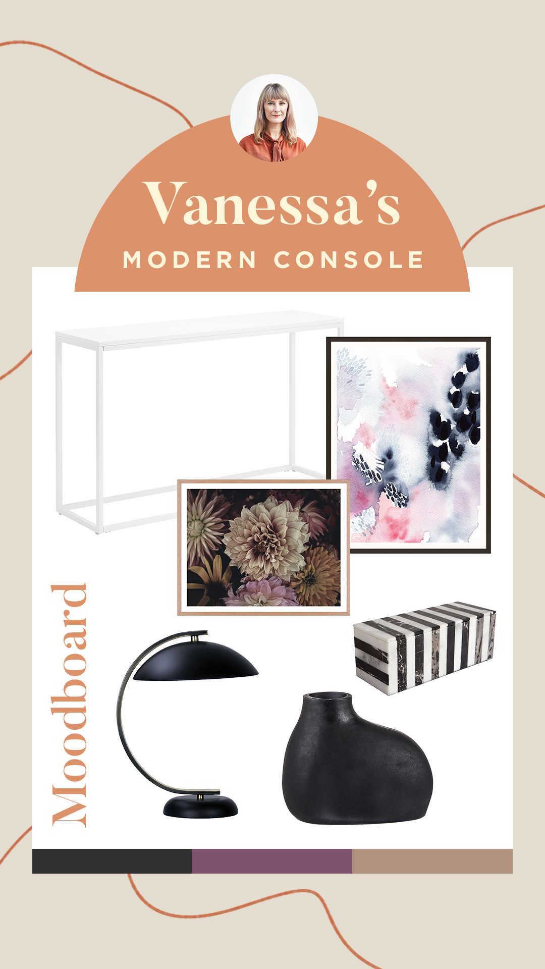 Vanessa's Modern Console photo by Temple &amp; Webster