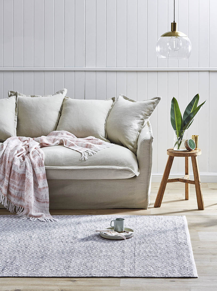 Neutral and textured Living photo by Temple &amp; Webster