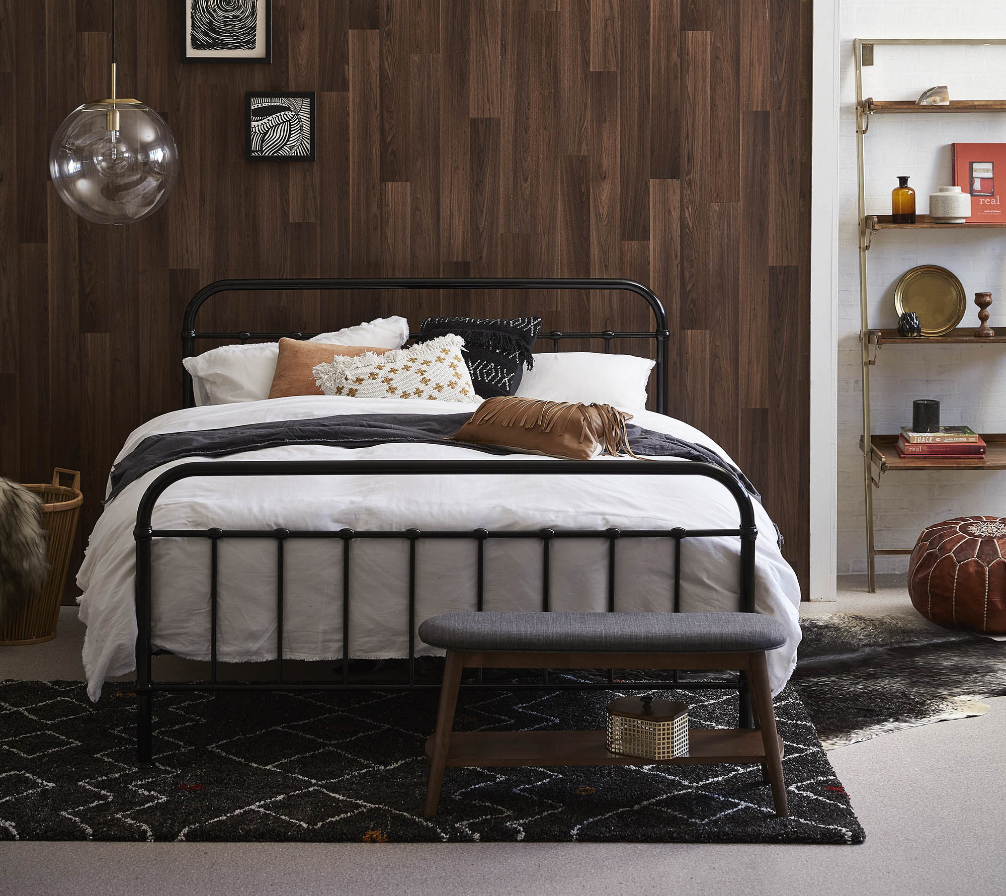 Mid Century Bedroom photo by Temple &amp; Webster