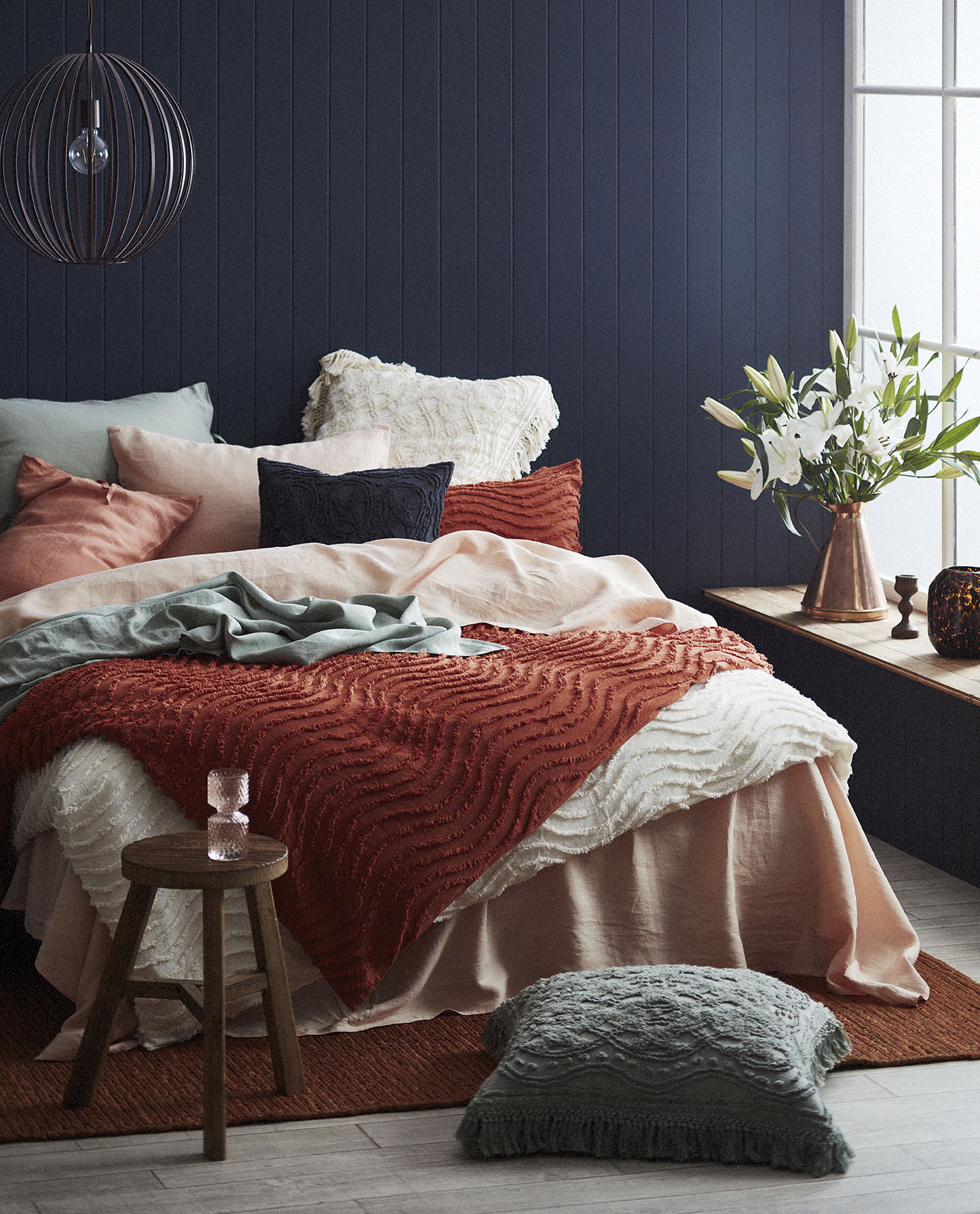 Terracotta Pallette Bedroom photo by Temple &amp; Webster
