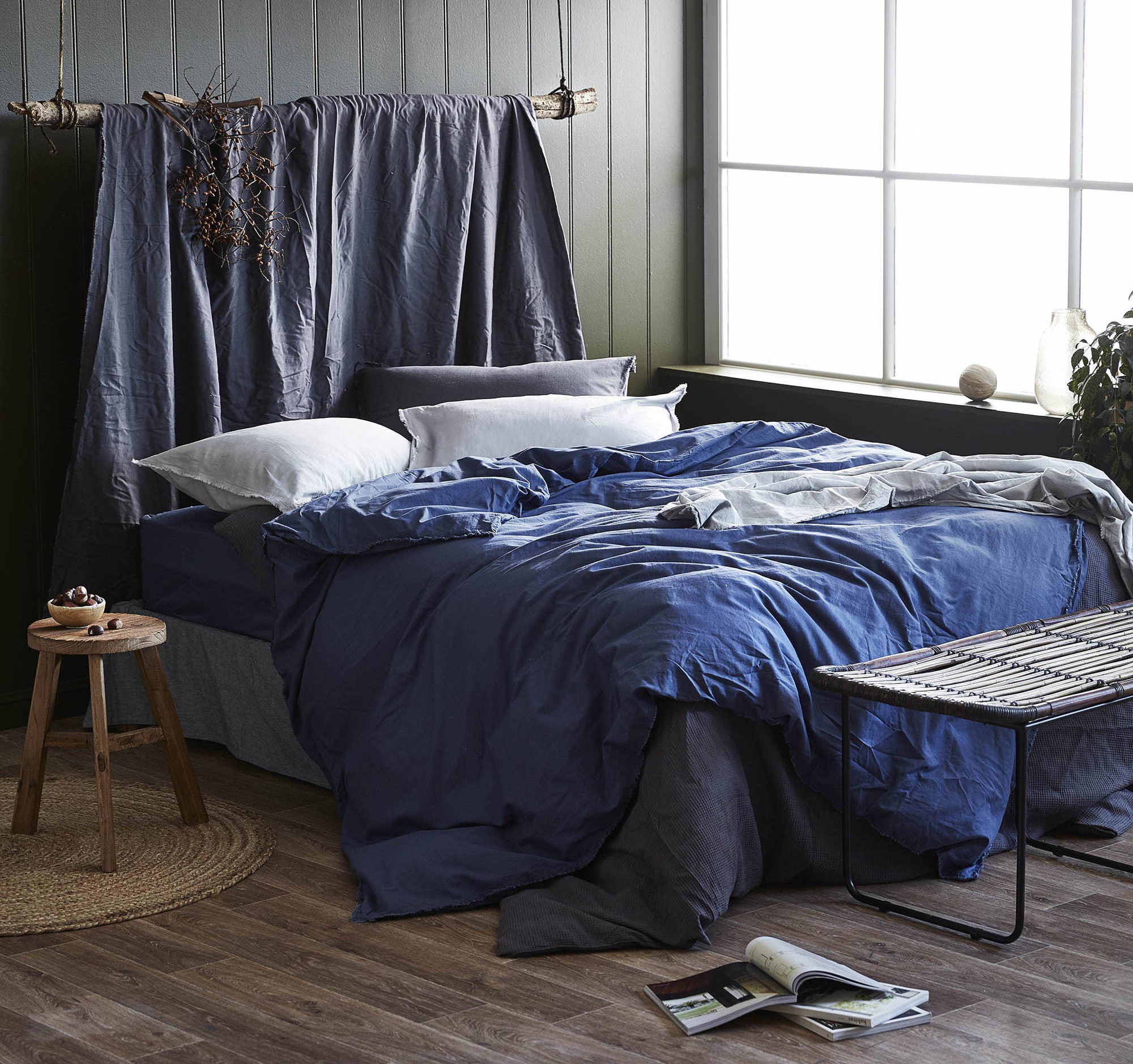 Blue Country Bedroom photo by Temple &amp; Webster