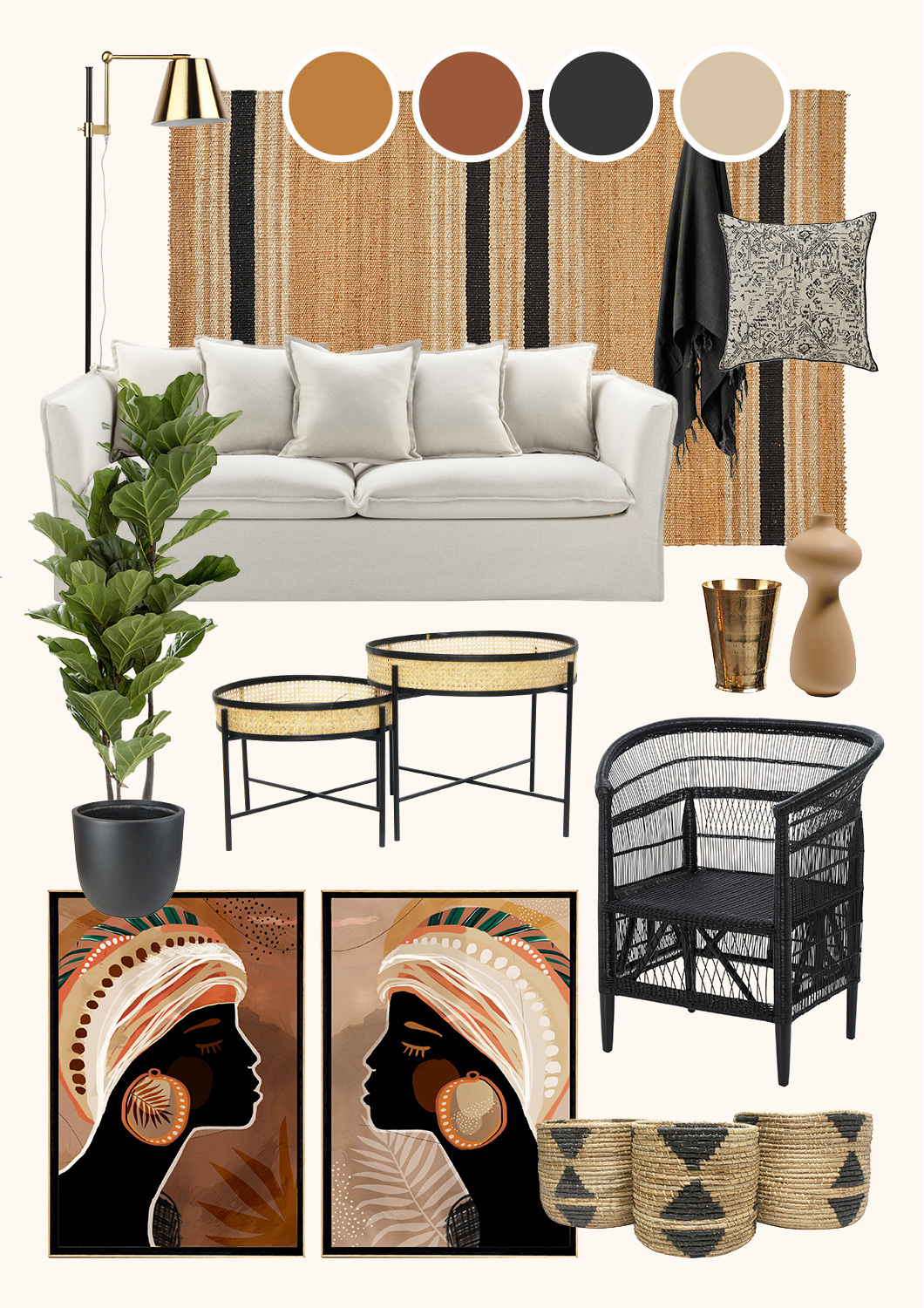 Tribal Luxe Living photo by Temple &amp; Webster