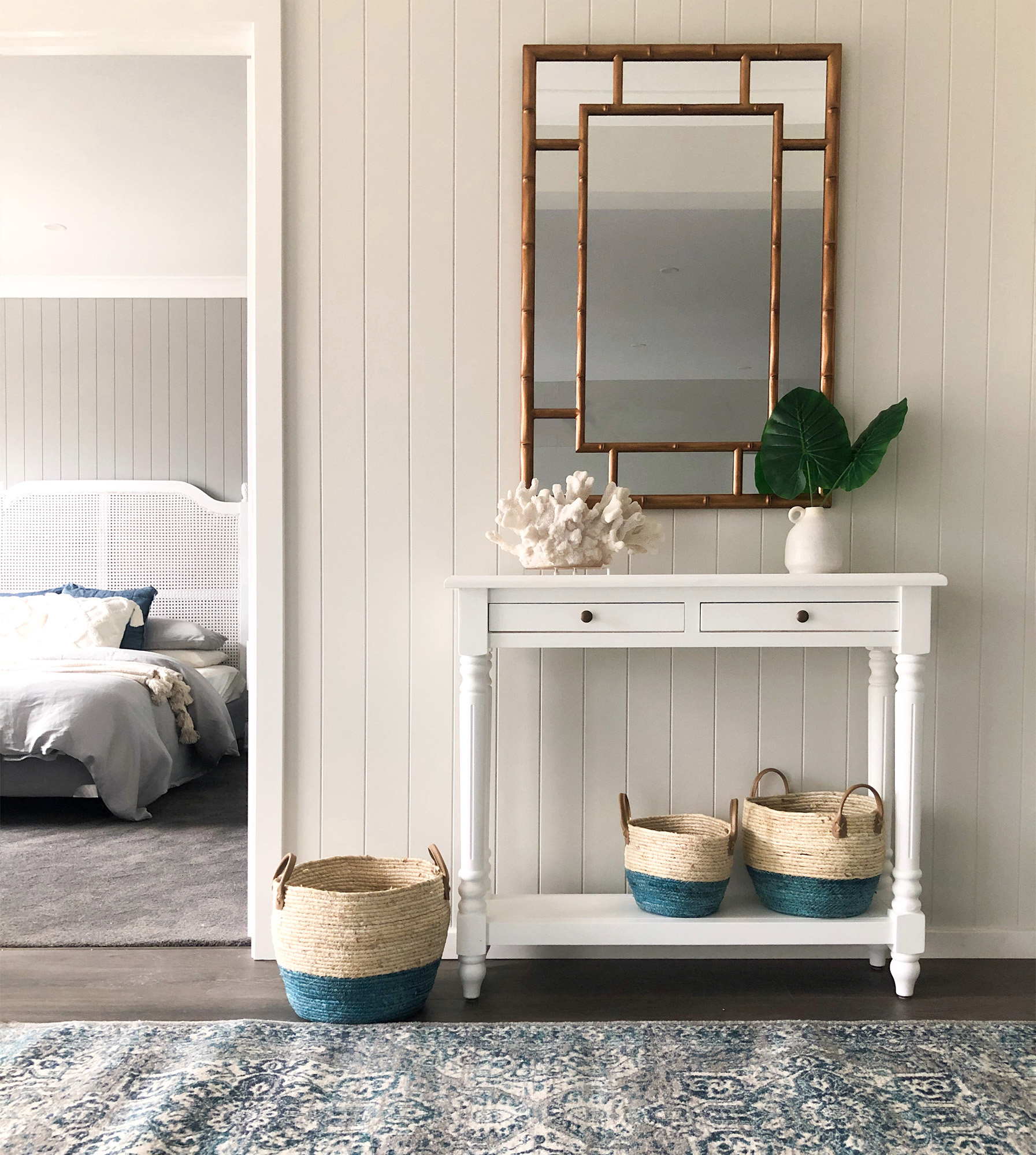 Coastal Bedroom room ideas. A Breezy Entrance. By Temple & Webster