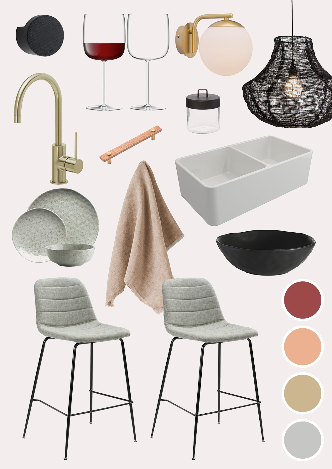 Luxe Contemporary Kitchen photo by Temple &amp; Webster