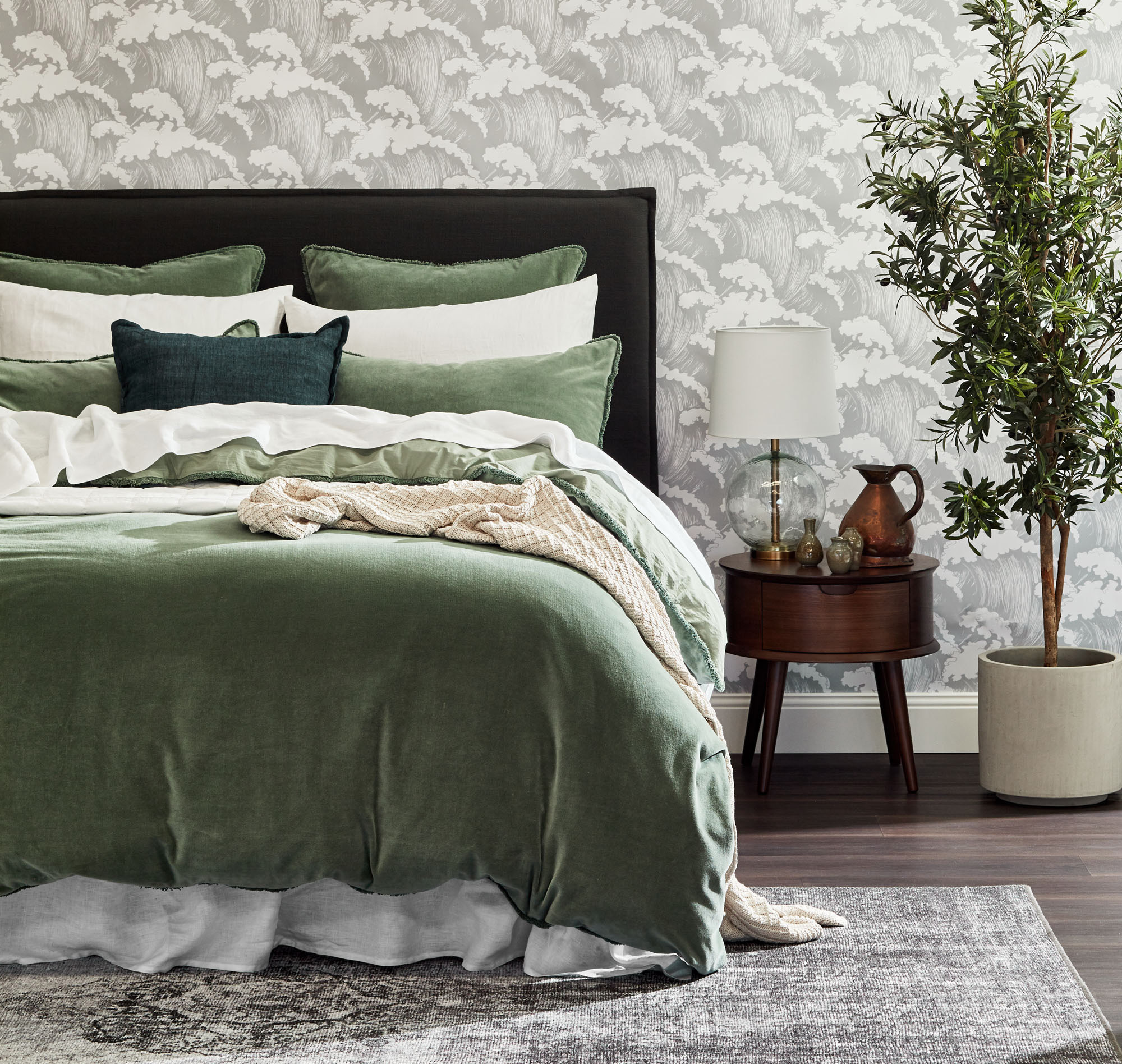 Earthy Tones Inspired Bedroom photo by Temple &amp; Webster