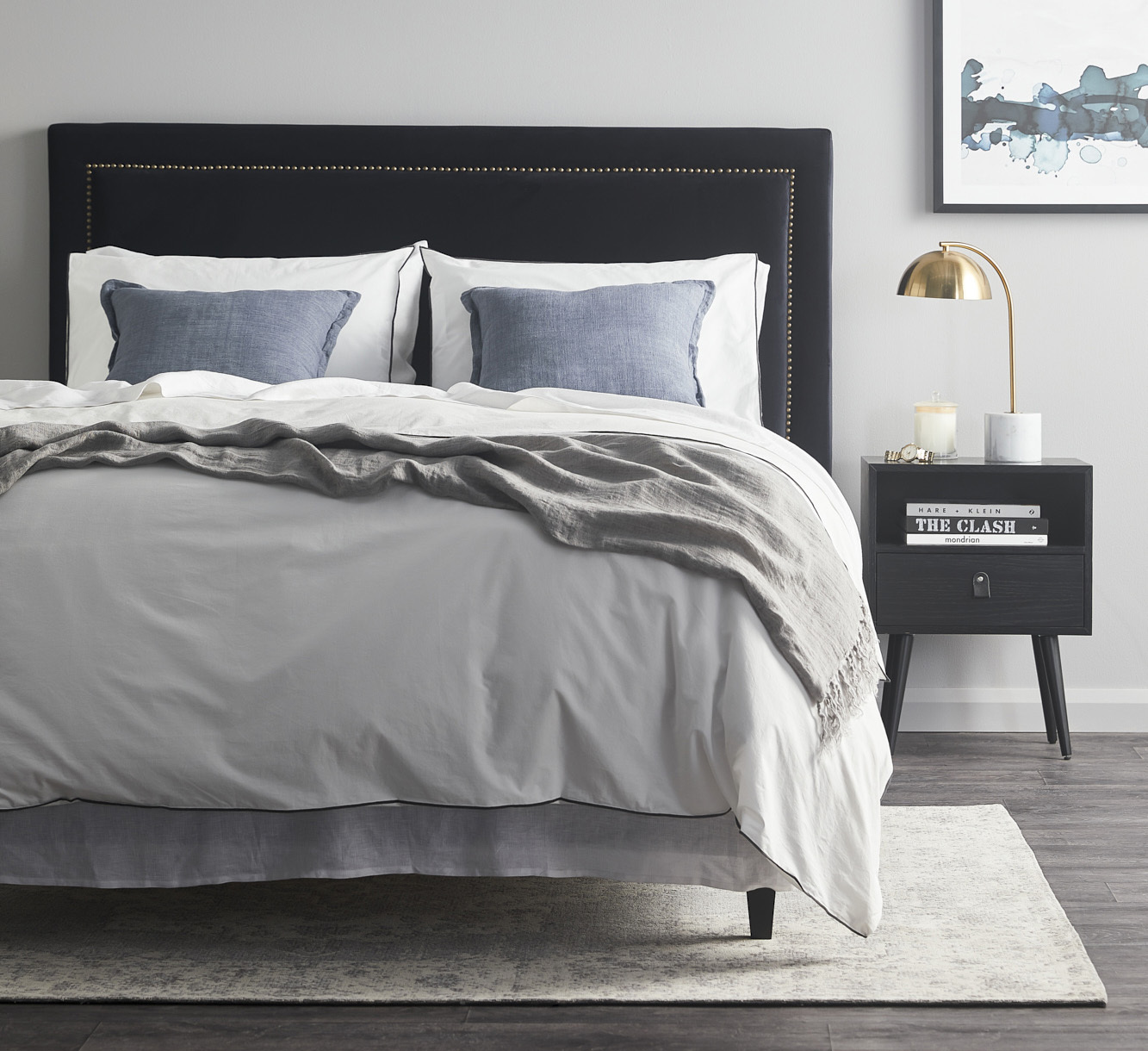 Contemporary Bedroom room ideas. Strong Modern Bedroom. By Temple & Webster