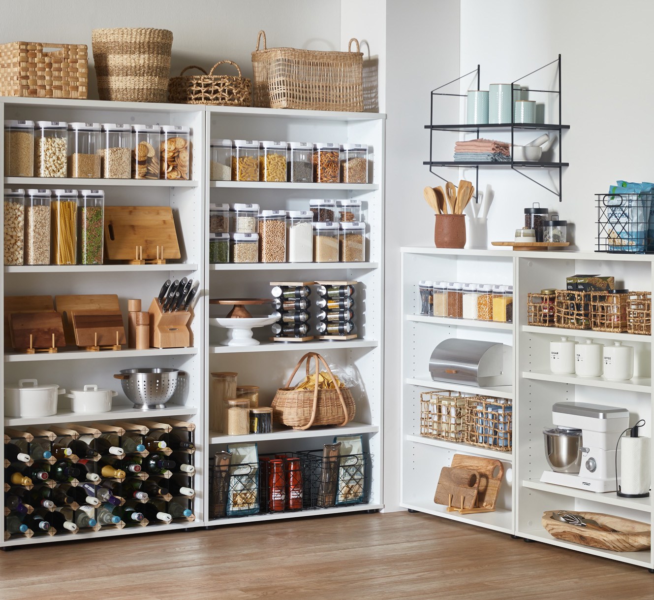 Global Kitchen room ideas. Organised Pantry. By Temple & Webster