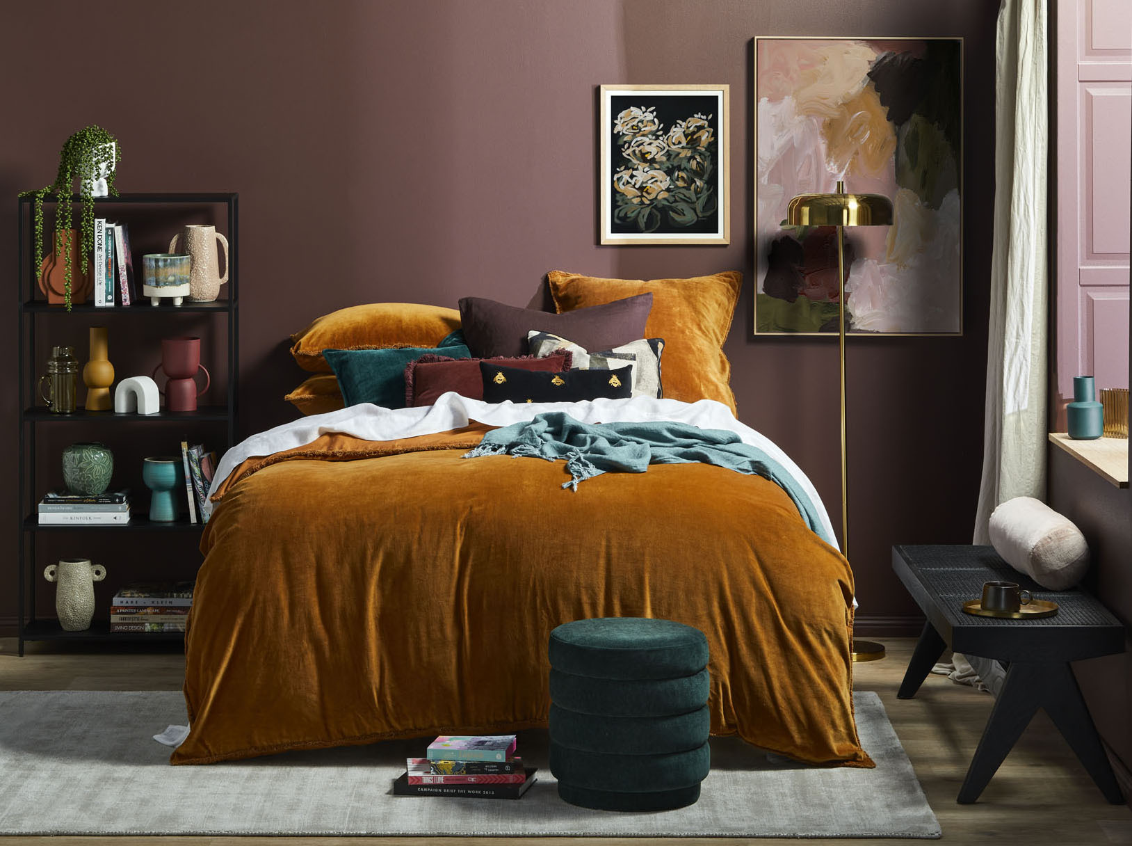 Cosy Velvet Bedroom photo by Temple &amp; Webster