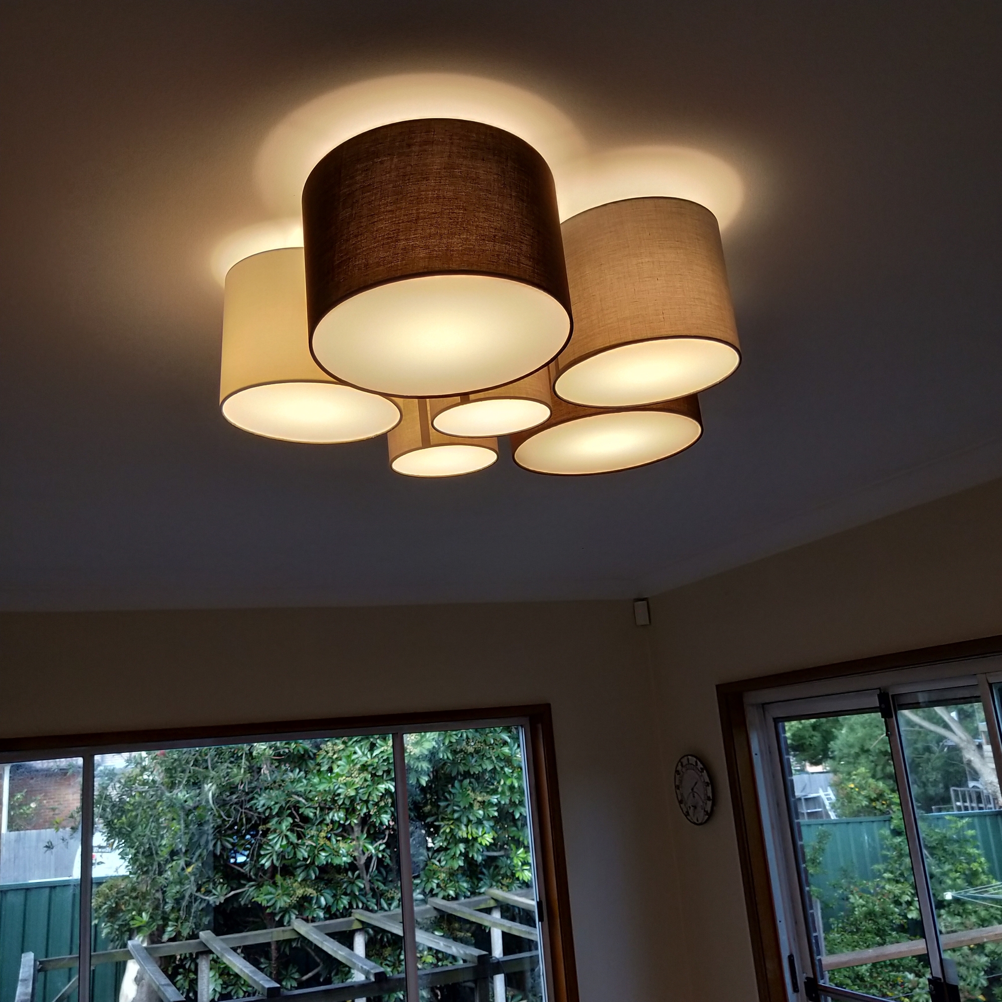 6 in flush store mount ceiling light