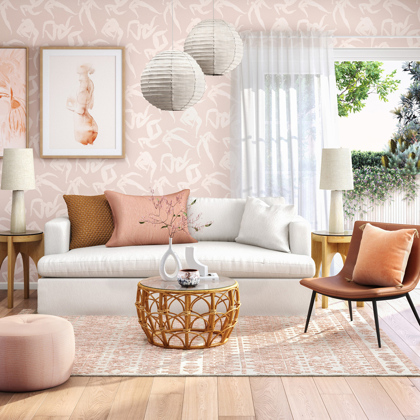 Blush Tone Living photo by Temple &amp; Webster