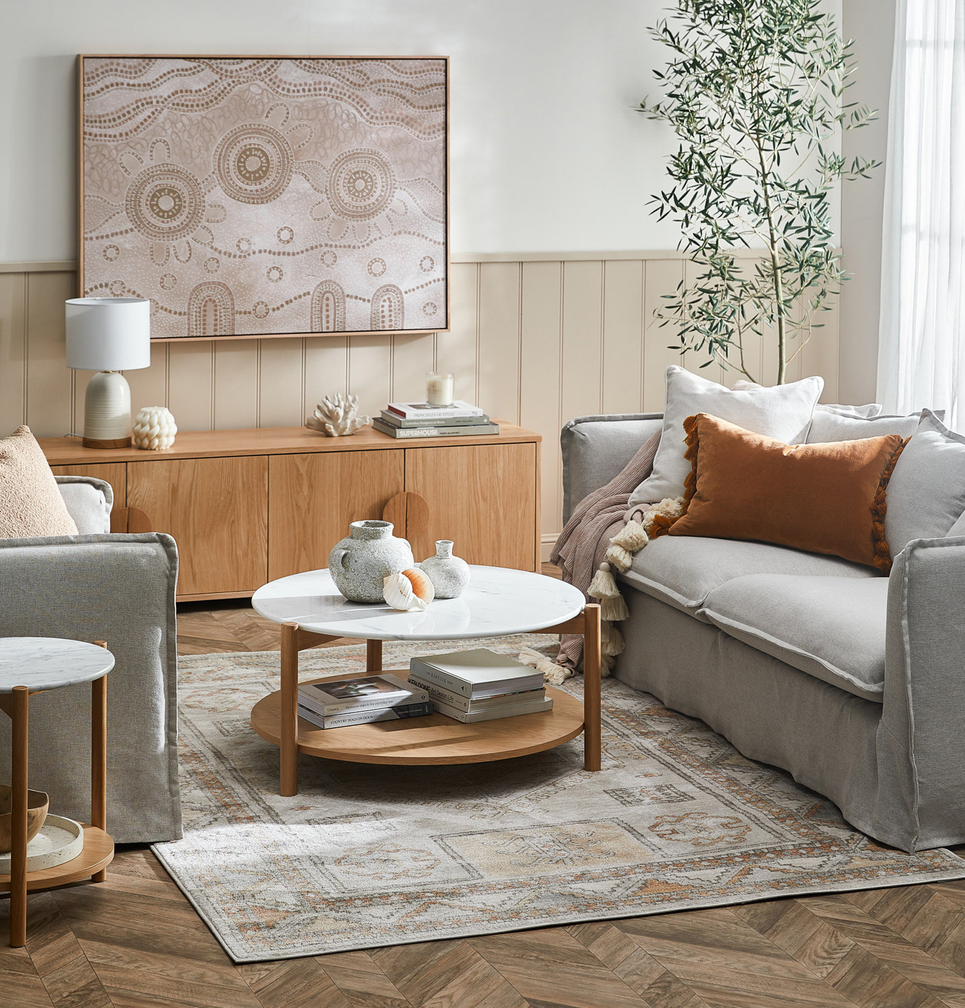 Natural Touch Living Room photo by Temple & Webster