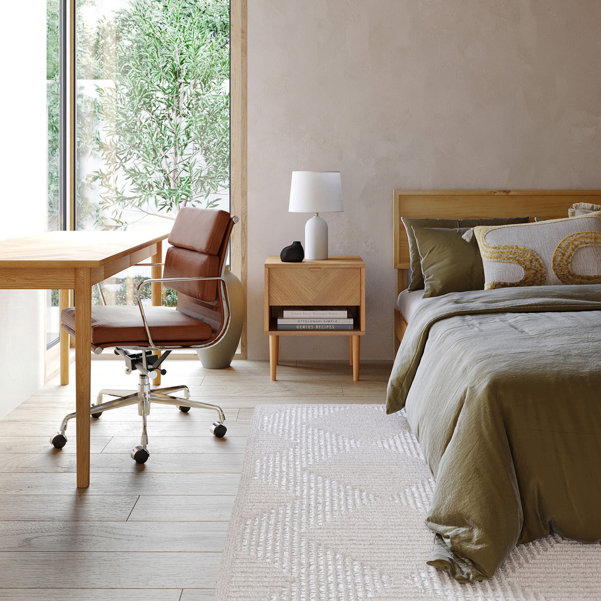 Casual Bedroom room ideas. The Japandi Bedroom. By Temple & ster