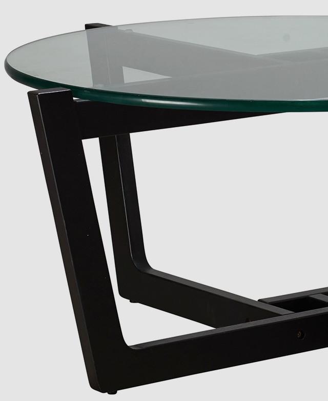 Estudio Furniture Monterey Glass & Oak Coffee Table Temple & ster