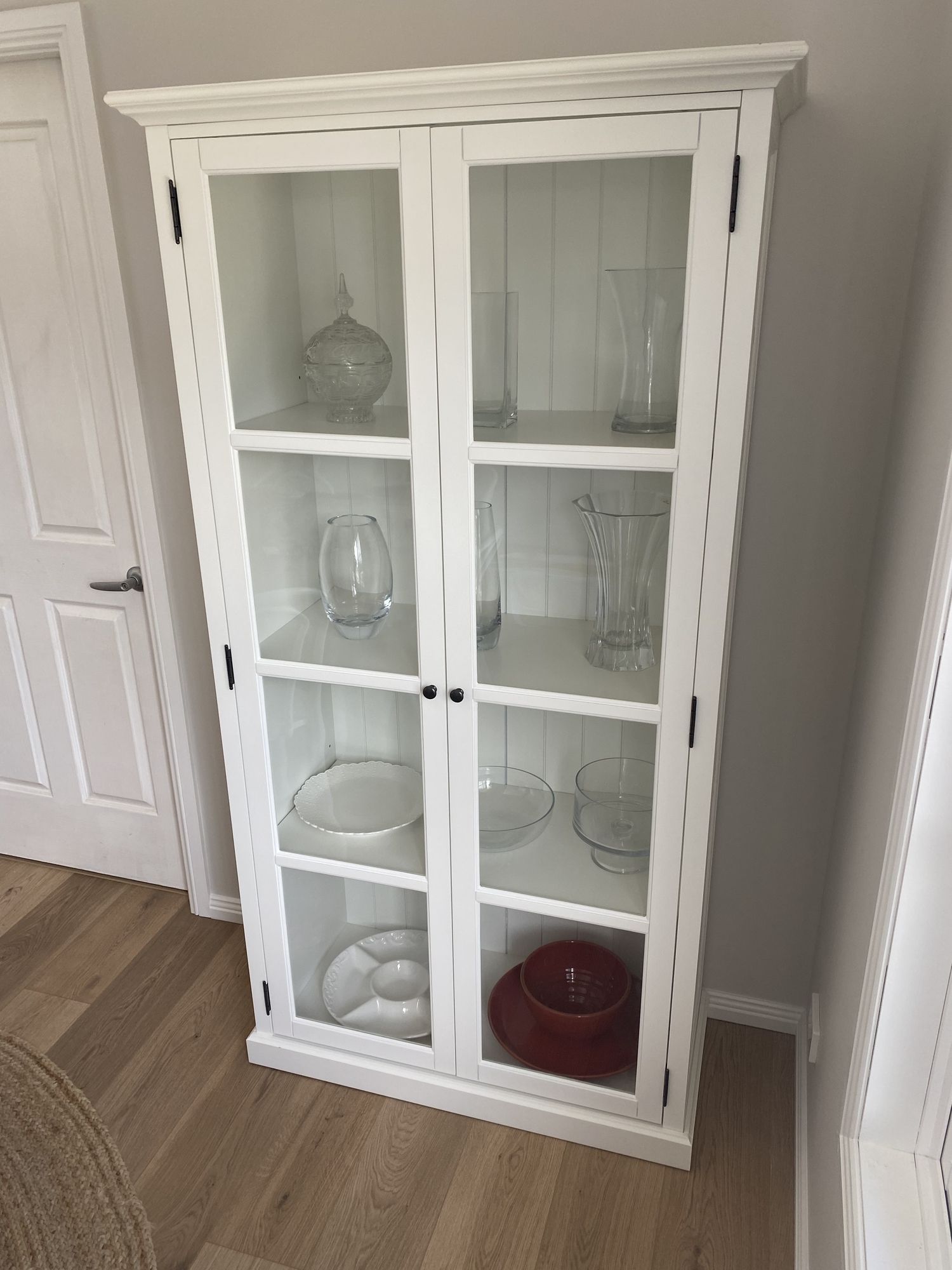 Halifax White Glass Display Door Double Door Glass Display bet.yonsei.ac.kr