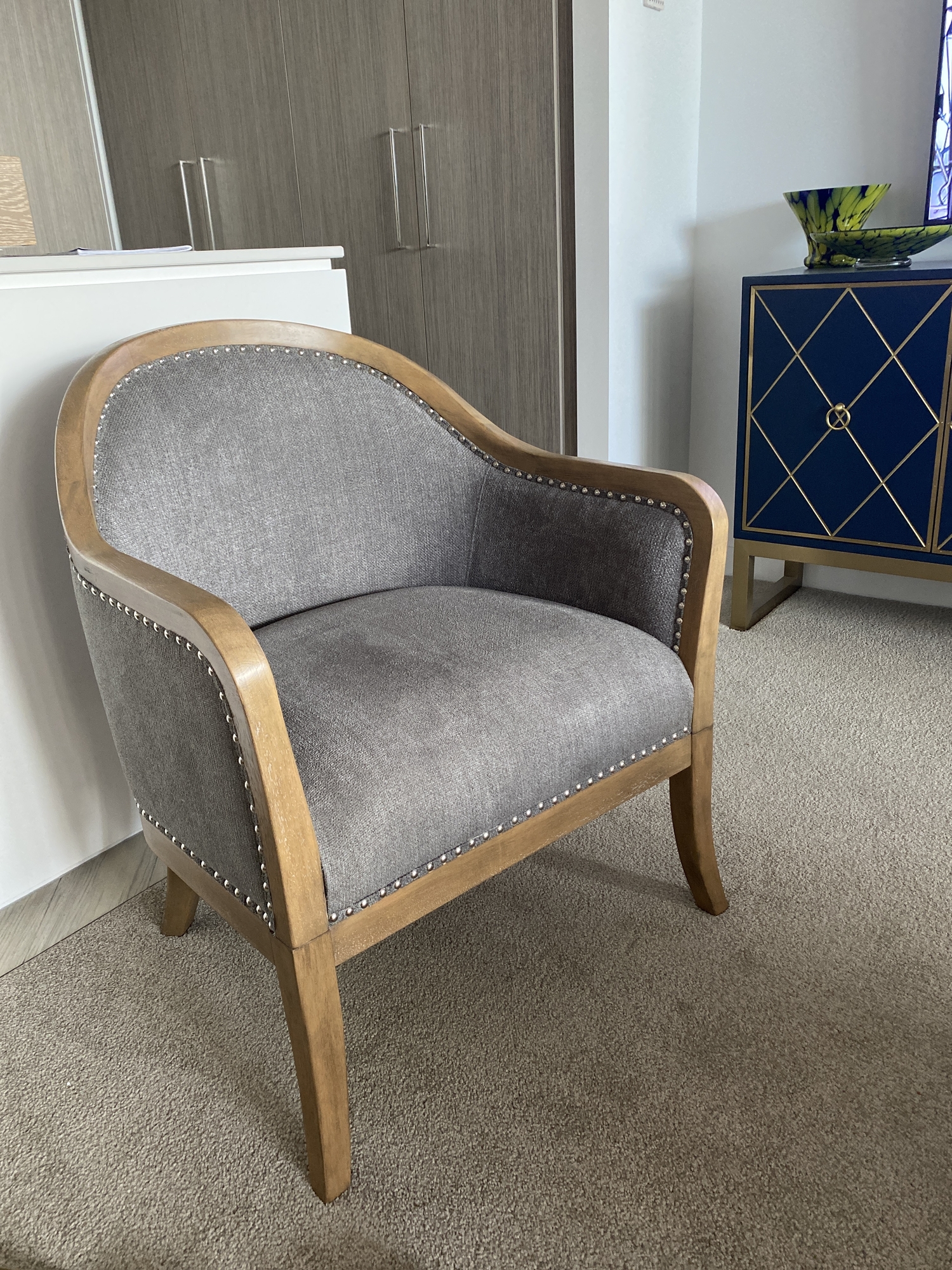 engineer accent chair